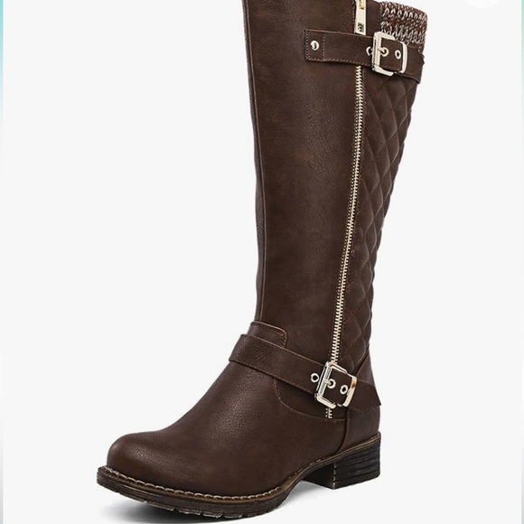 NWT Globalwin Women’s Quilted Knee High Riding Boots - Picture 2 of 5